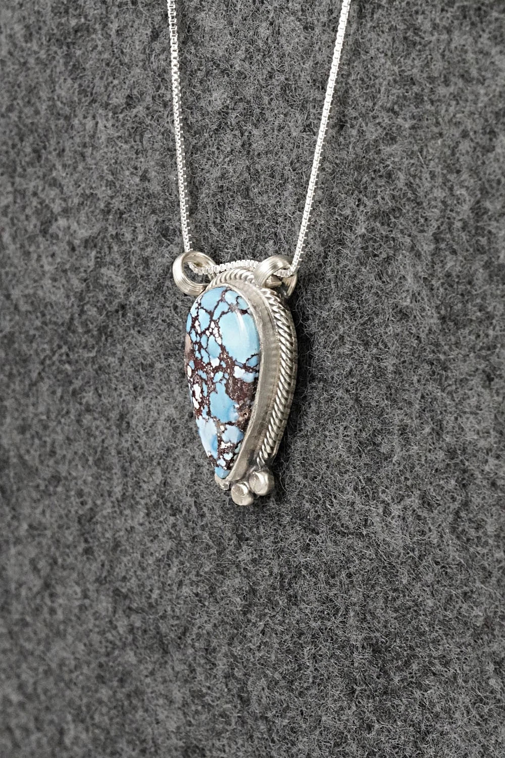 Turquoise & Sterling Silver Necklace - Sharon McCarthy
