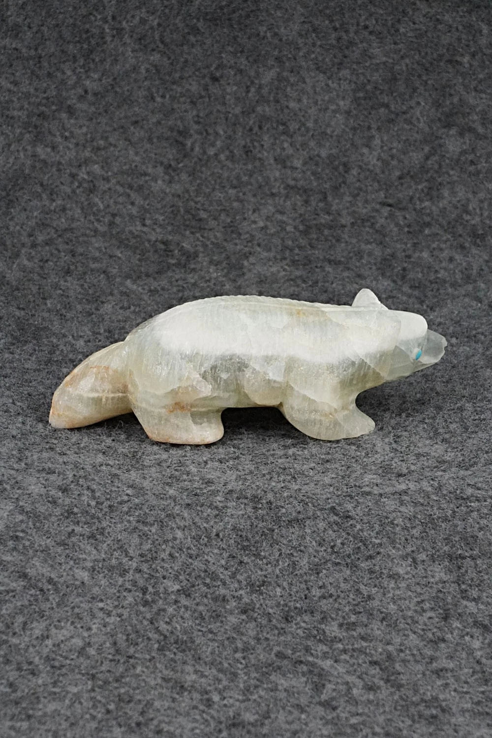 Badger Zuni Fetish Carving - Ronnie Lunasee