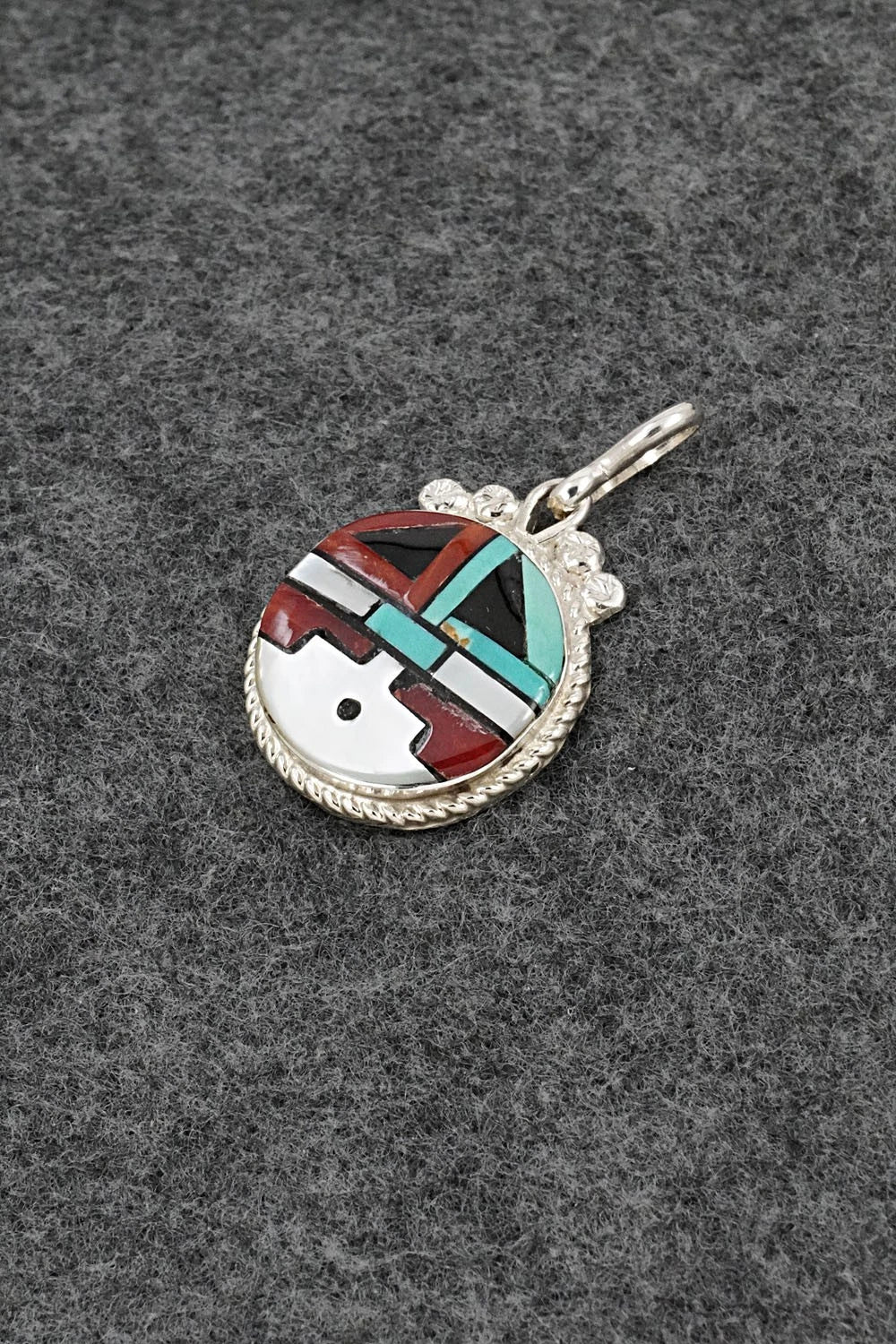 Multi-Stone & Sterling Silver Pendant - Ola Eriacho