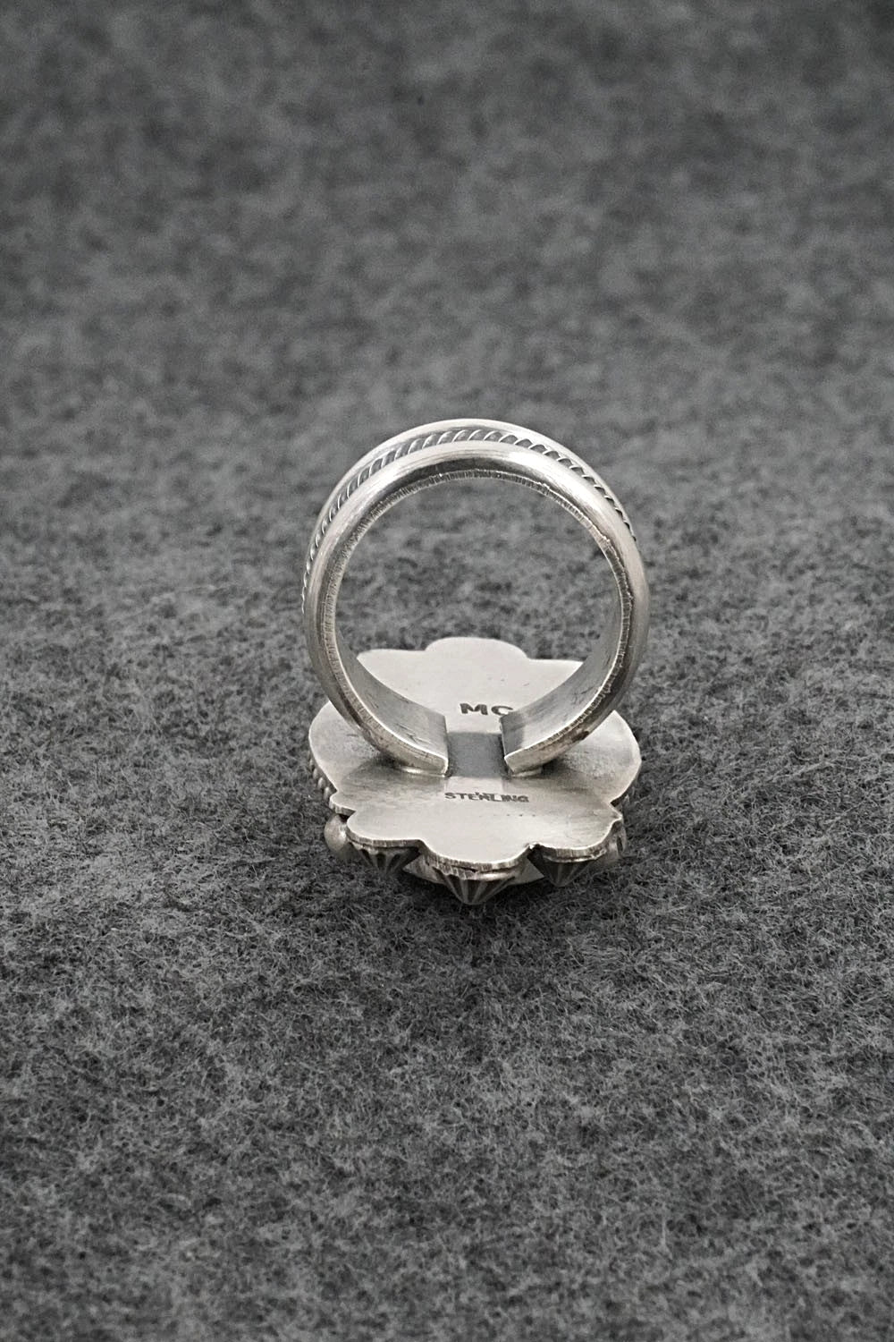 Turquoise & Sterling Silver Ring - Michael Calladitto - Size 7.5