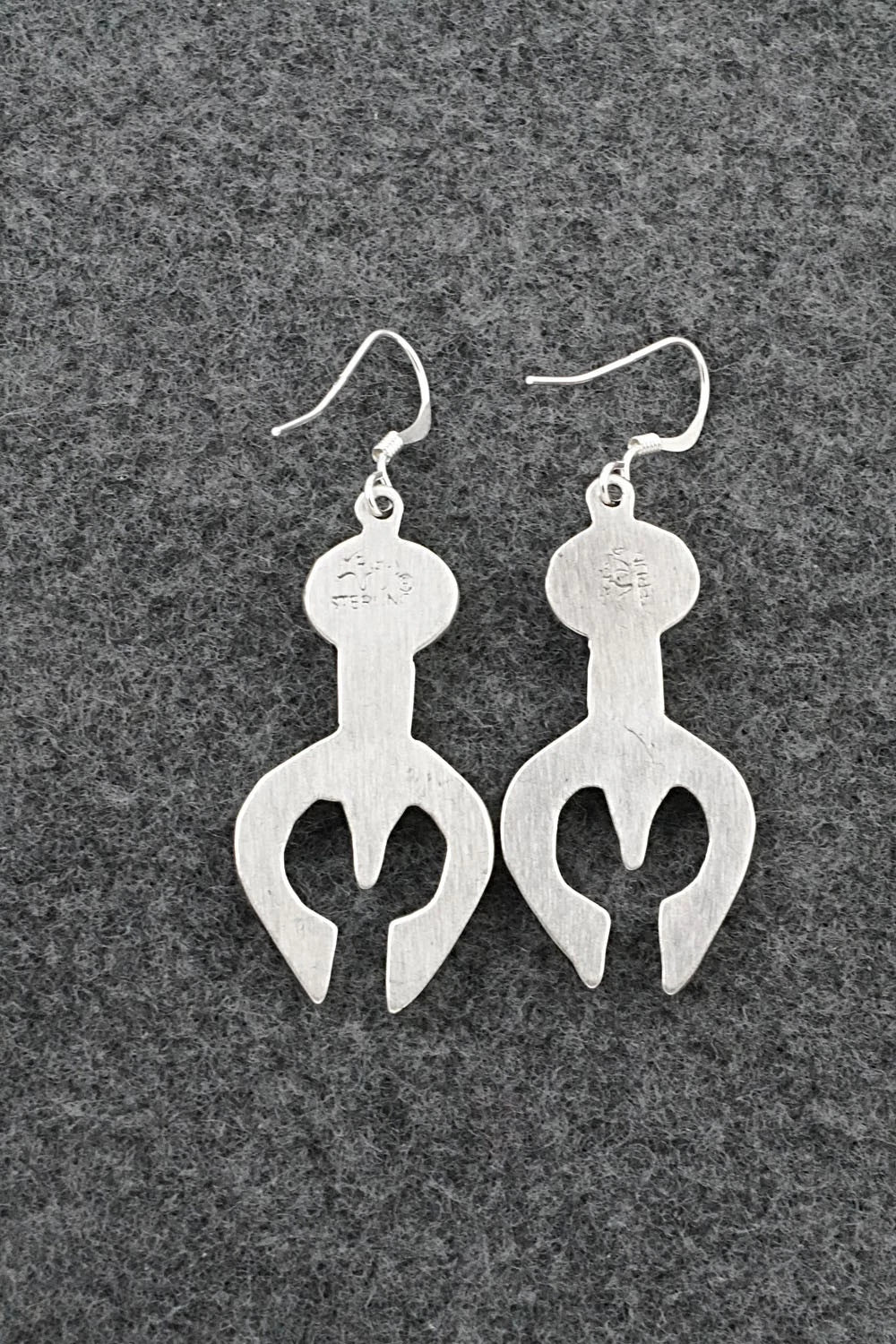 Turquoise & Sterling Silver Earrings - Gary Shorty