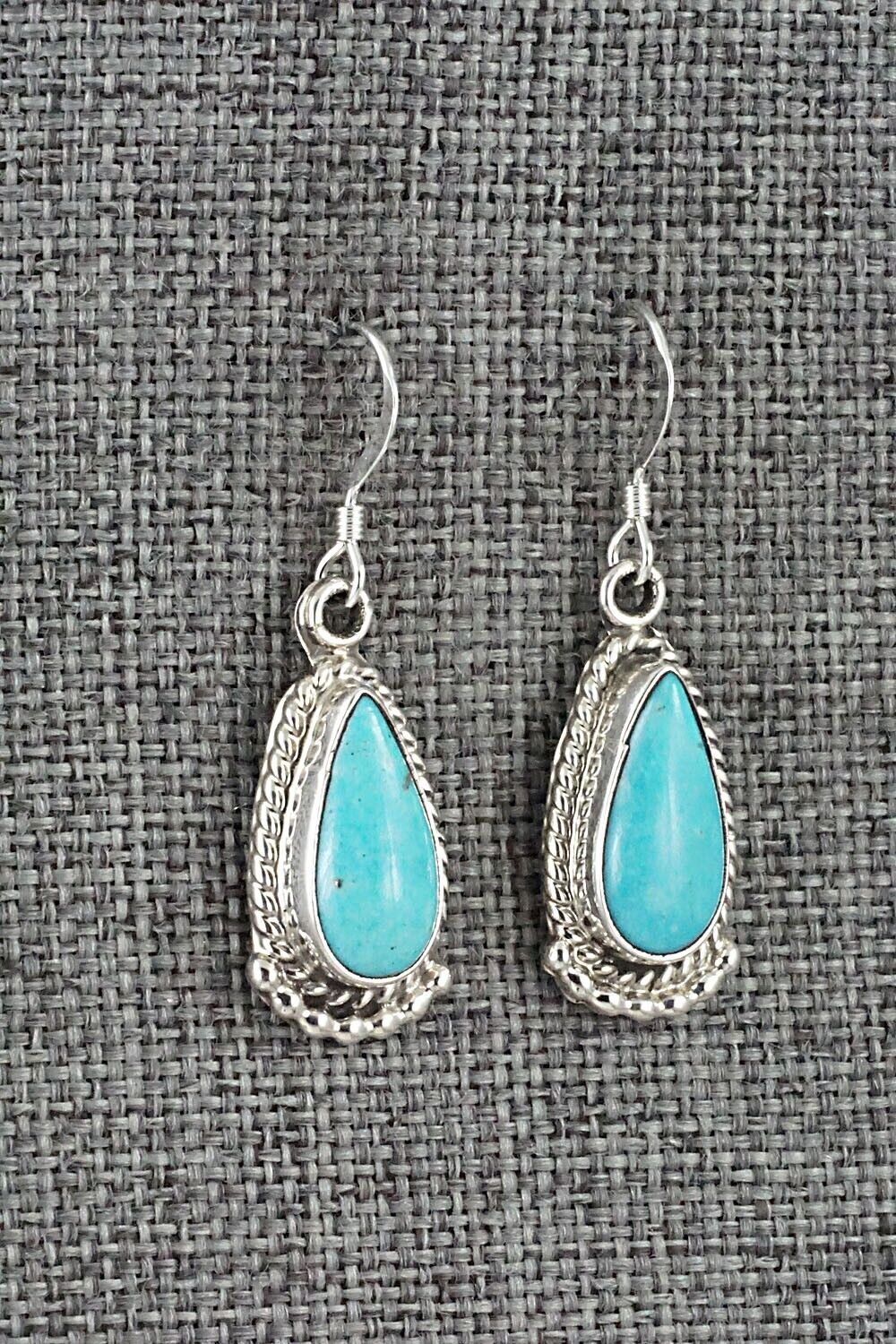 Turquoise and Sterling Silver Earrings - Sharon McCarthy