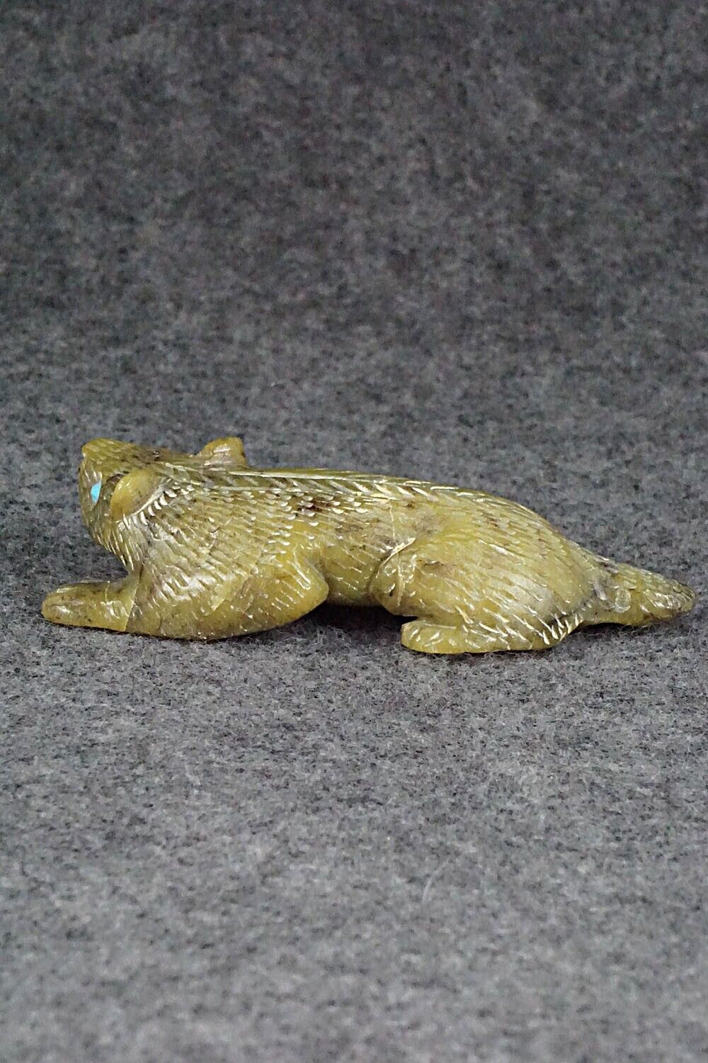 Badger Zuni Fetish Carving - Lance Cheama