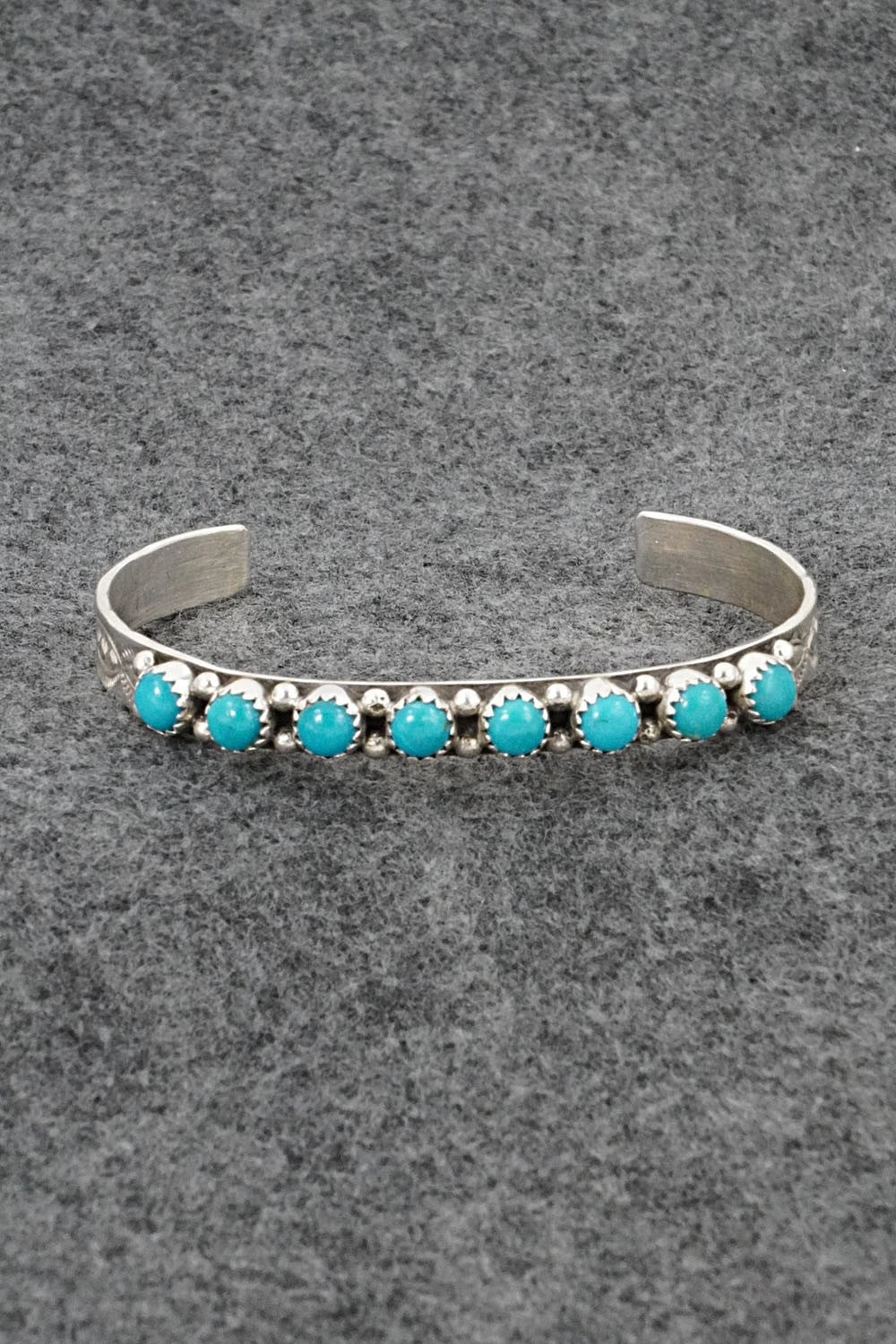Turquoise & Sterling Silver Bracelet - Gaynell Parker