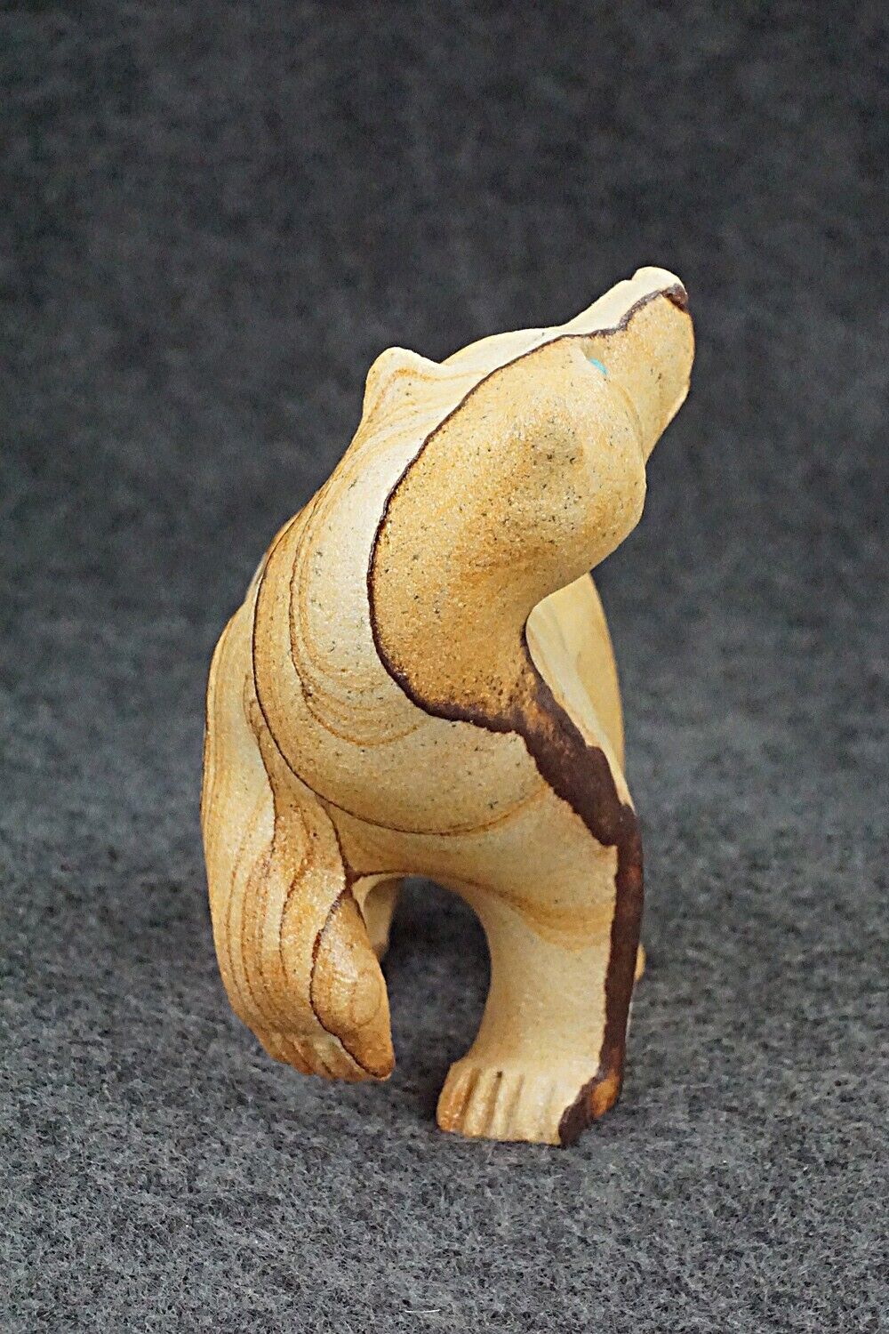 Bear Zuni Fetish Carving - Albert Eustace, Sr.