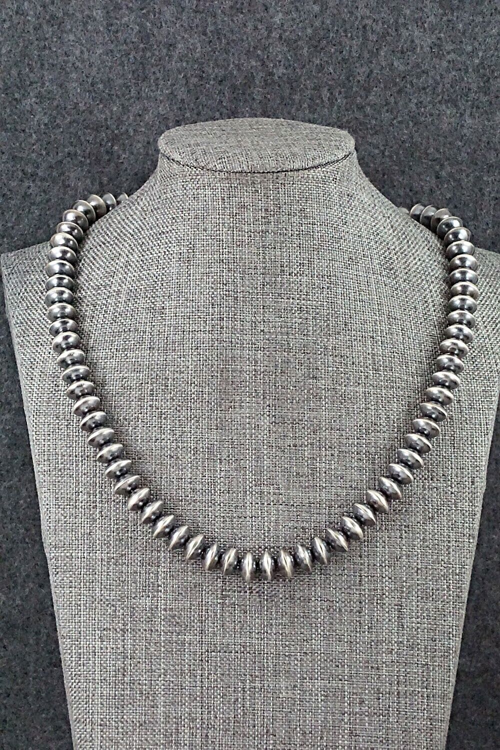 Sterling Silver Navajo Pearl Necklace - Michelle James