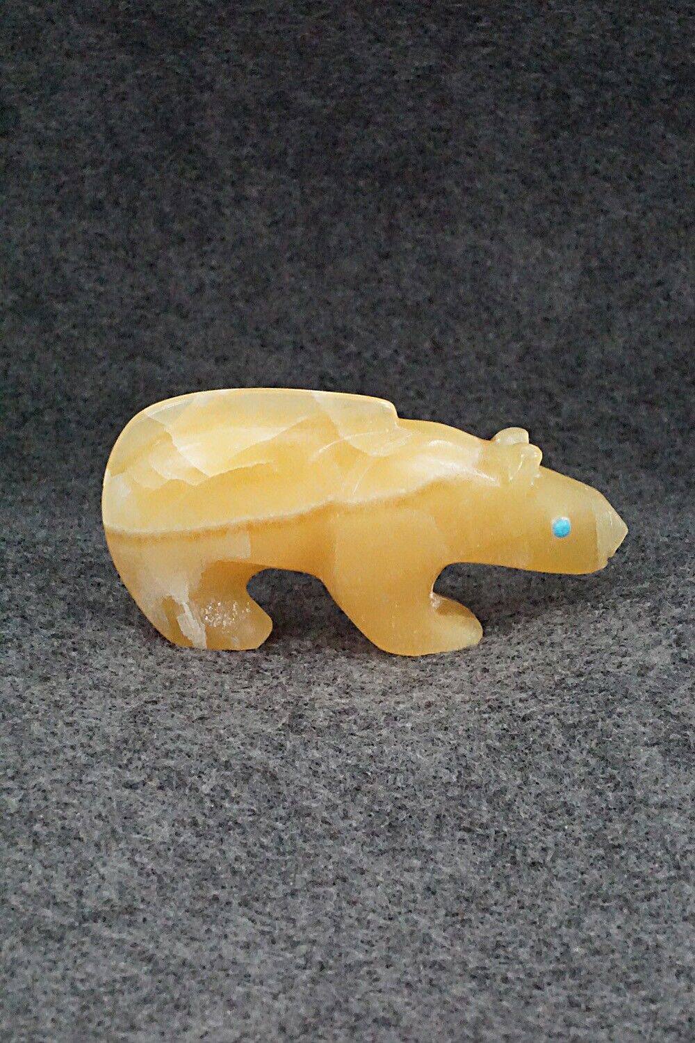 Mountain Lion Zuni Fetish Carving - Ronnie Lunasee