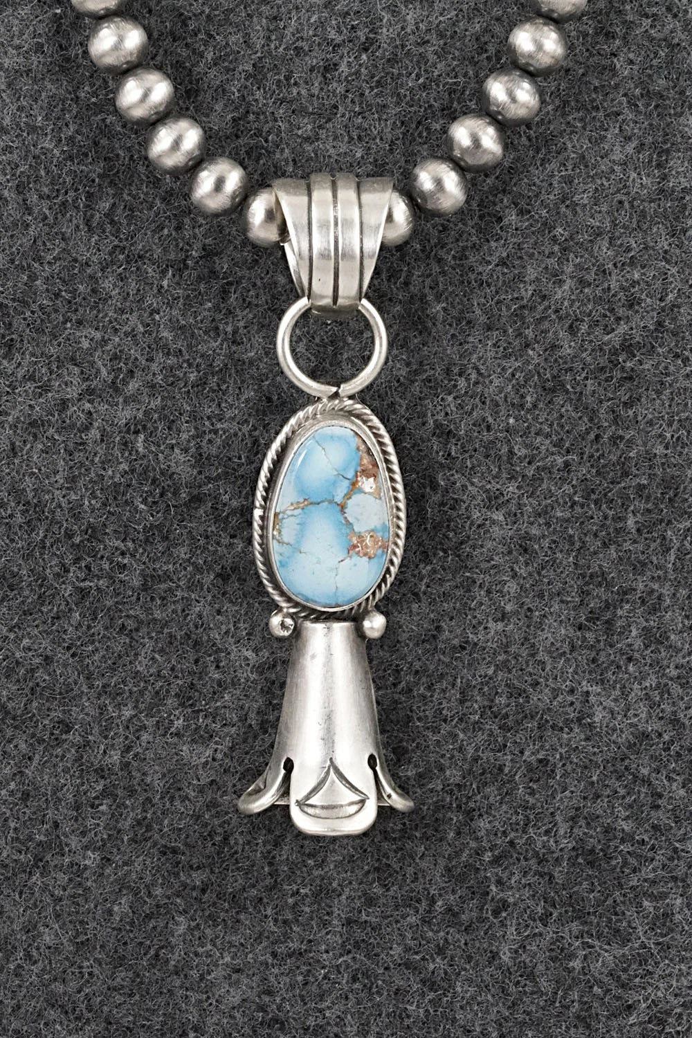 Turquoise & Sterling Silver Necklace - Sharon McCarthy