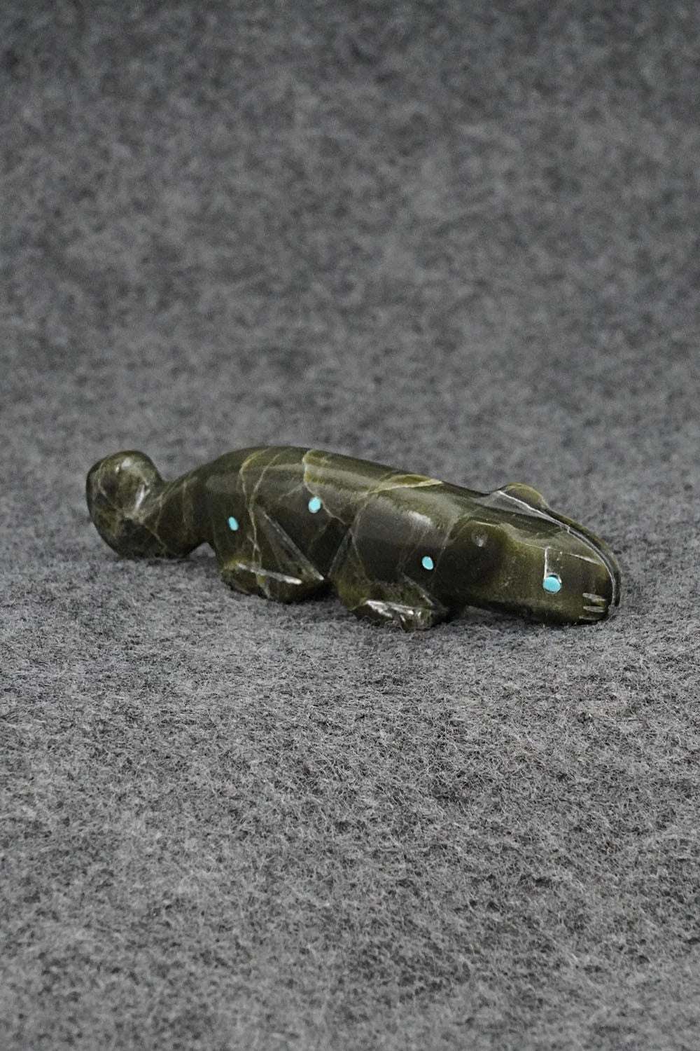 Mountain Lion Zuni Fetish Carving - David Chavez