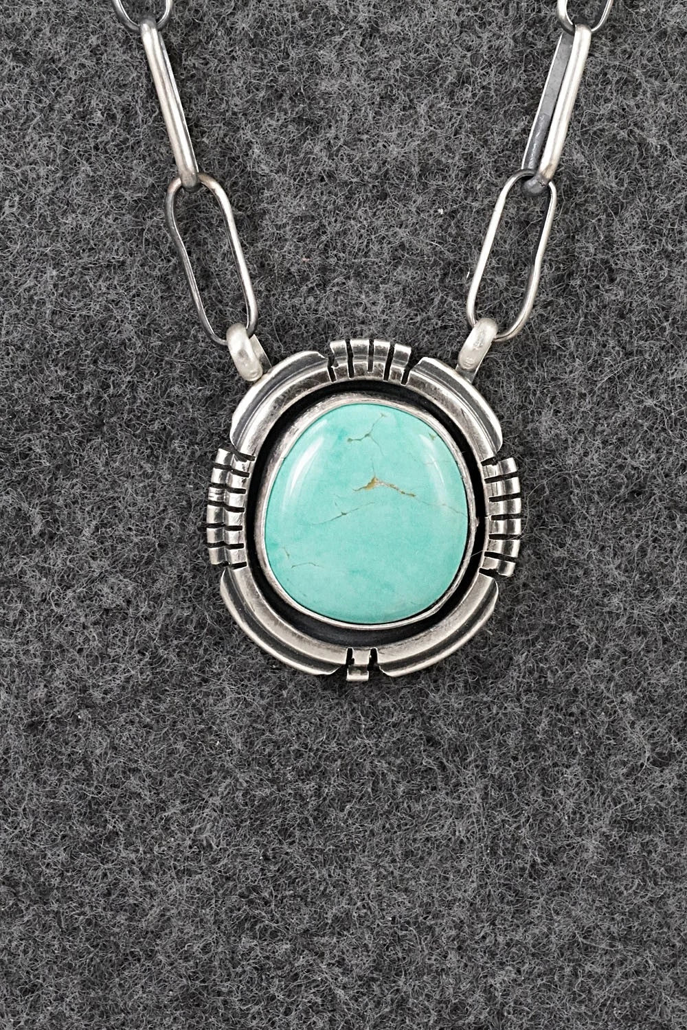 Turquoise & Sterling Silver Necklace - Daniel Benally