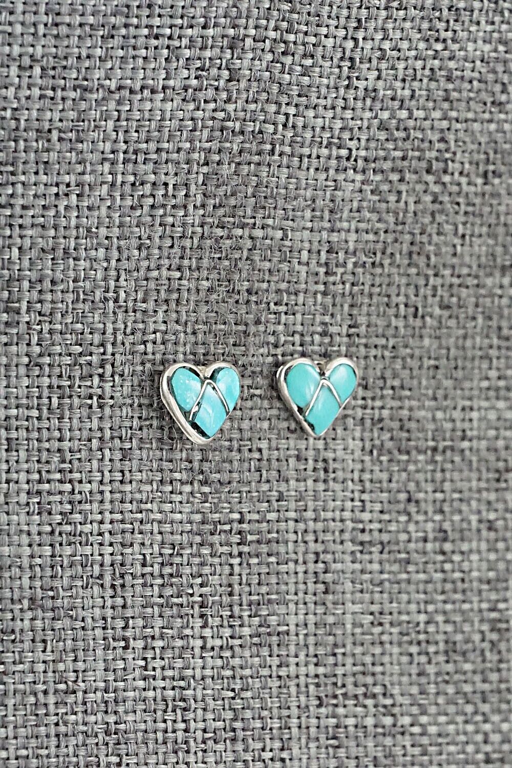 Turquoise & Sterling Silver Earrings - Jolena Haskie