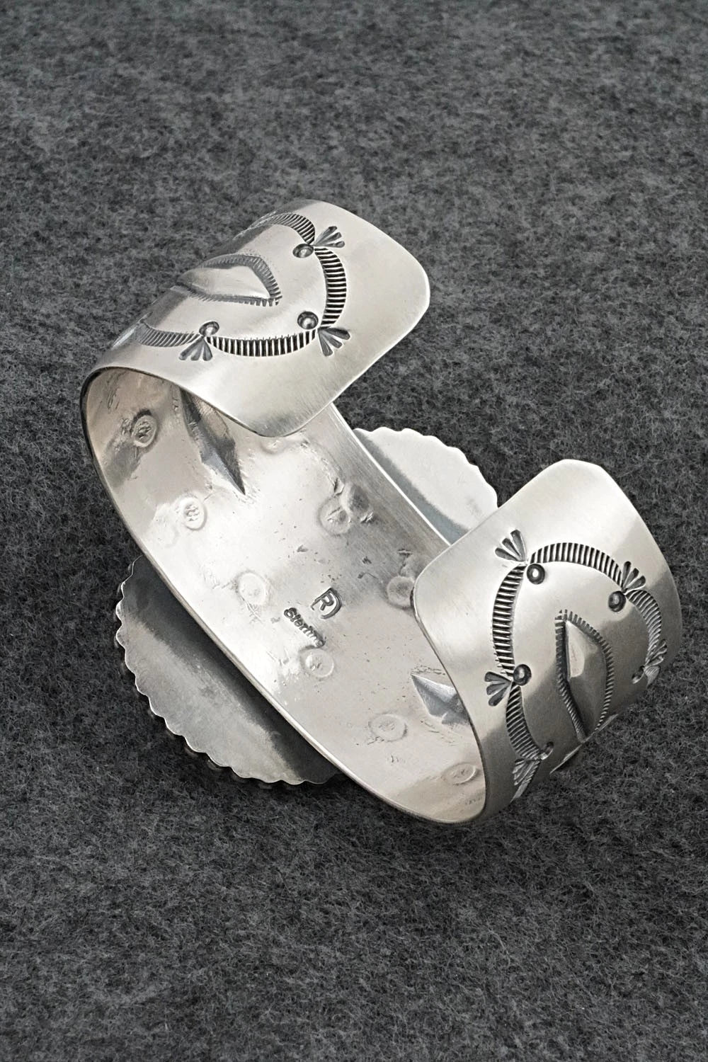 Turquoise & Sterling Silver Bracelet - Raymond Delgarito