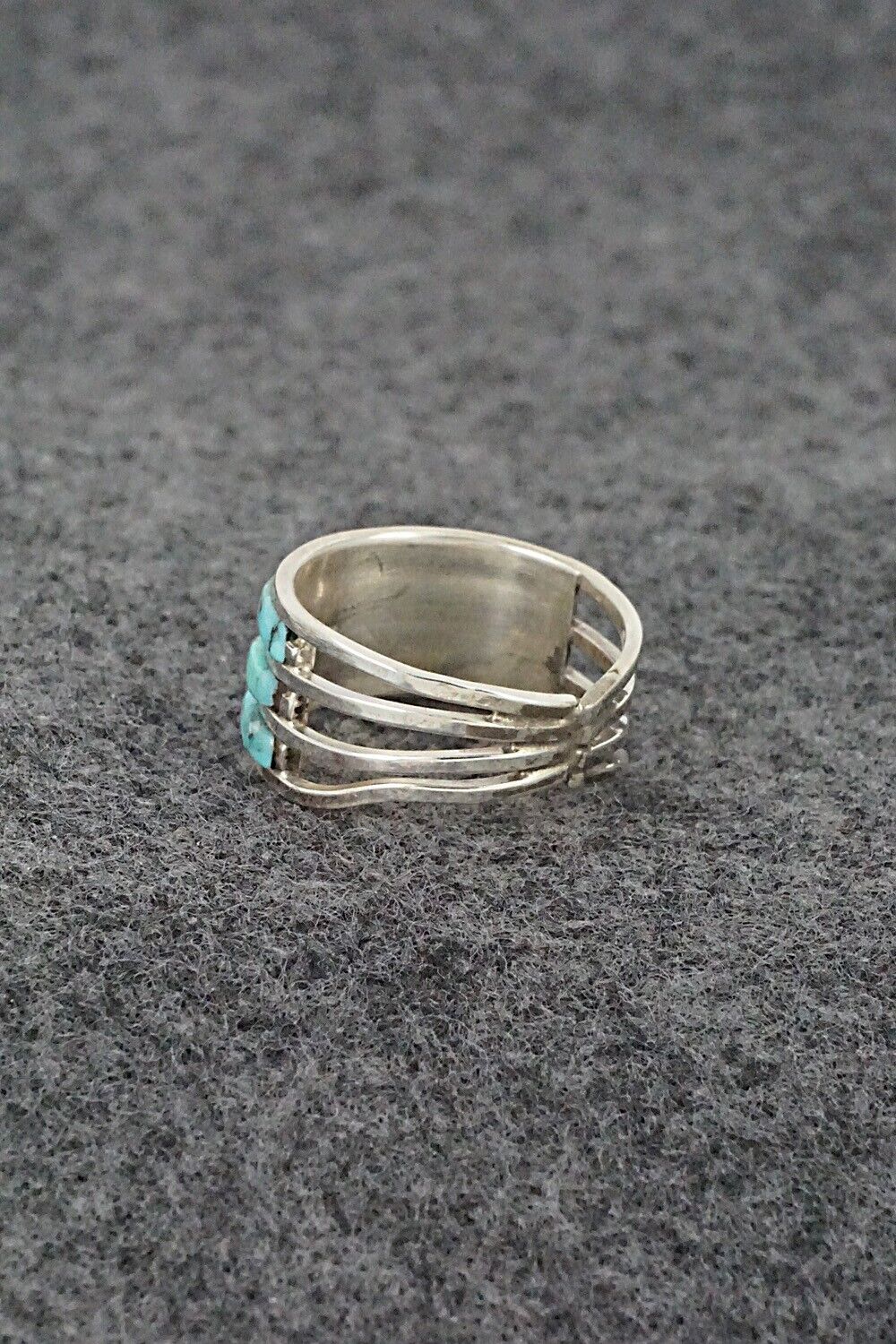 Turquoise & Sterling Silver Ring - Debbie Livingston - Size 6