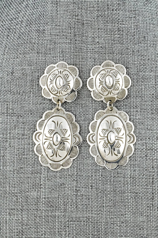 Sterling Silver Earrings - Bertha Begay