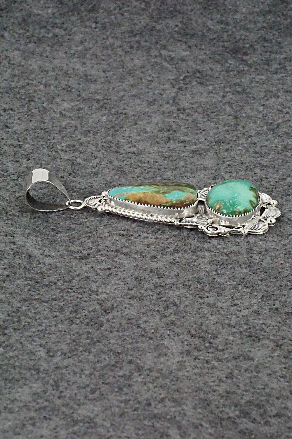 Turquoise & Sterling Silver Pendant - Anthony Brown