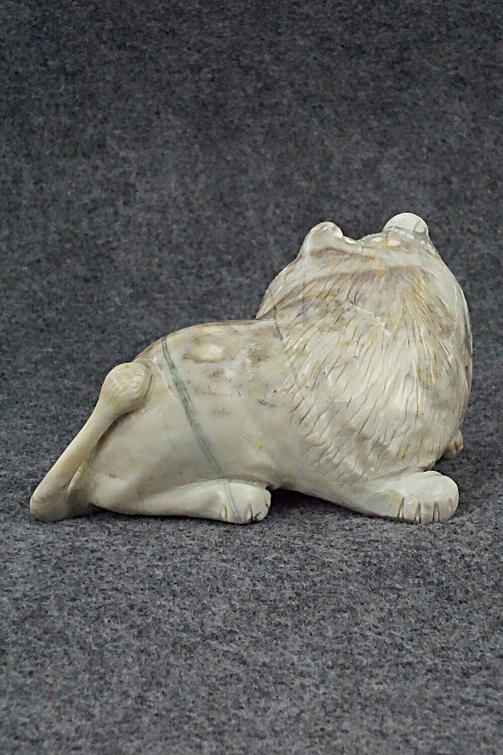 Lion Zuni Fetish Carving - Wilfred Cheama