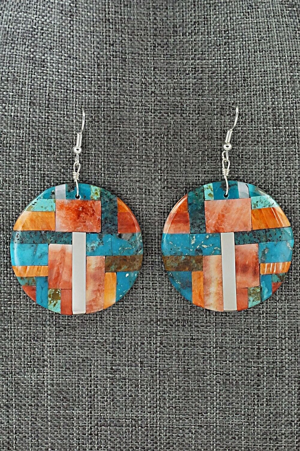 Multi-Stone & Sterling Silver Earrings - Daniel Coriz