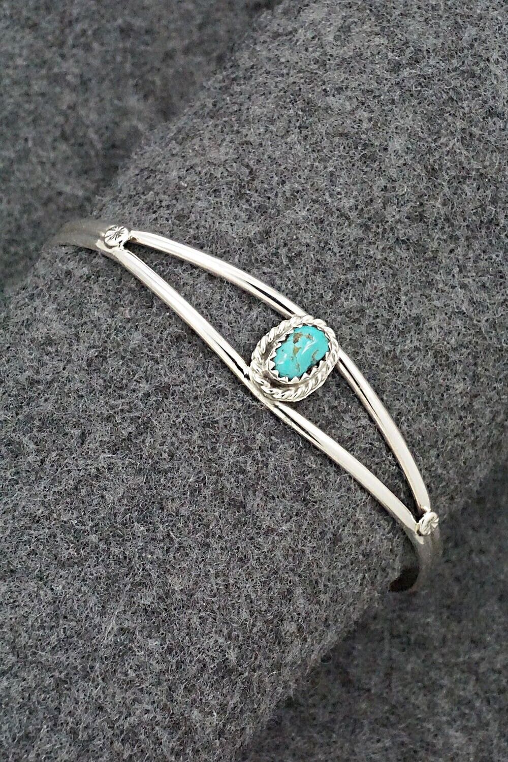 Turquoise & Sterling Silver Bracelet - Elton Cadman