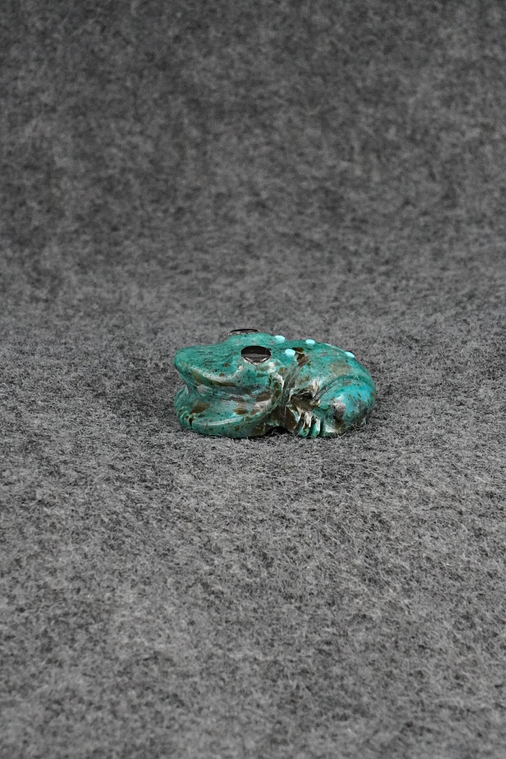 Frog Zuni Fetish Carving - Charlotte Blackgoat