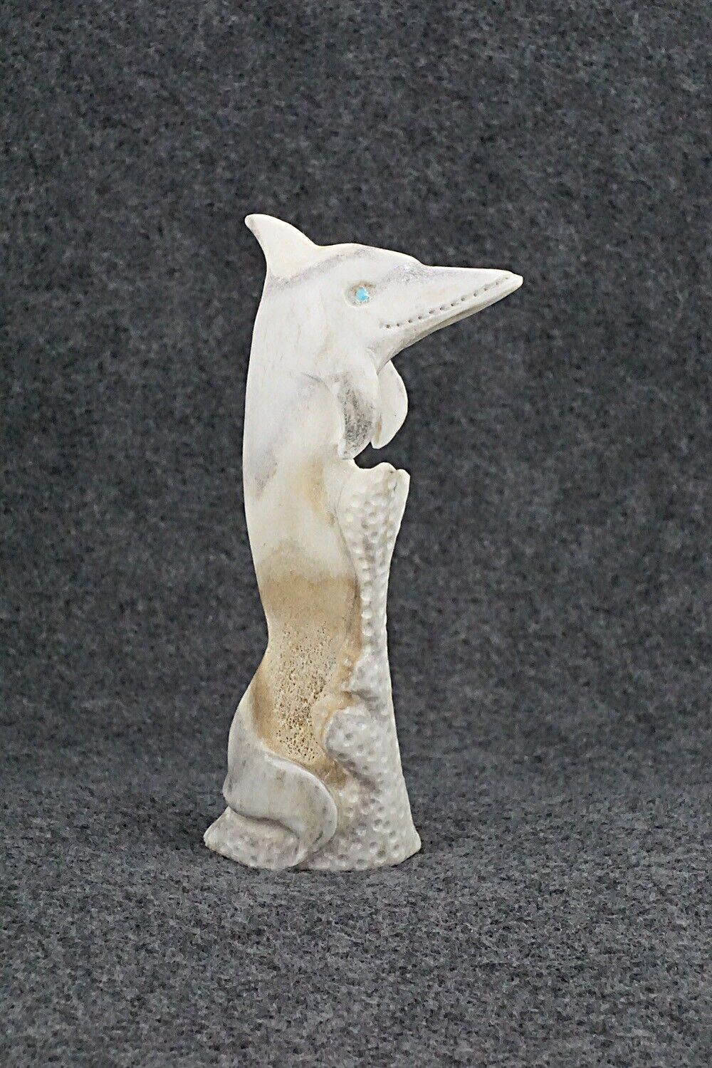 Dolphin Zuni Fetish Carving - Maxx Laate