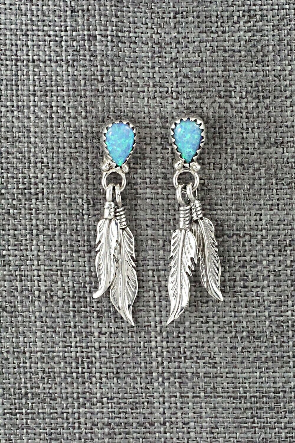 Opalite & Sterling Silver Earrings - Judy Largo