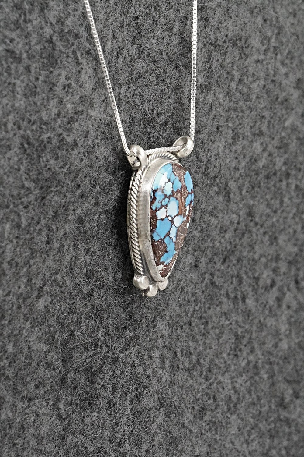 Turquoise & Sterling Silver Necklace - Sharon McCarthy