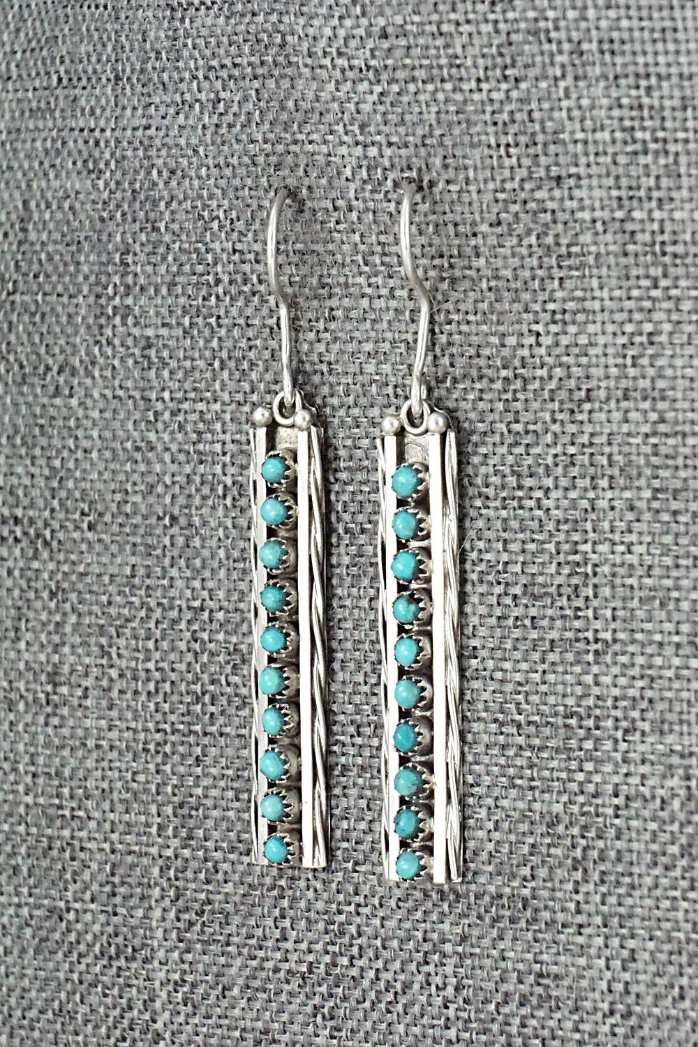 Turquoise & Sterling Silver Earrings - Stephen Haloo