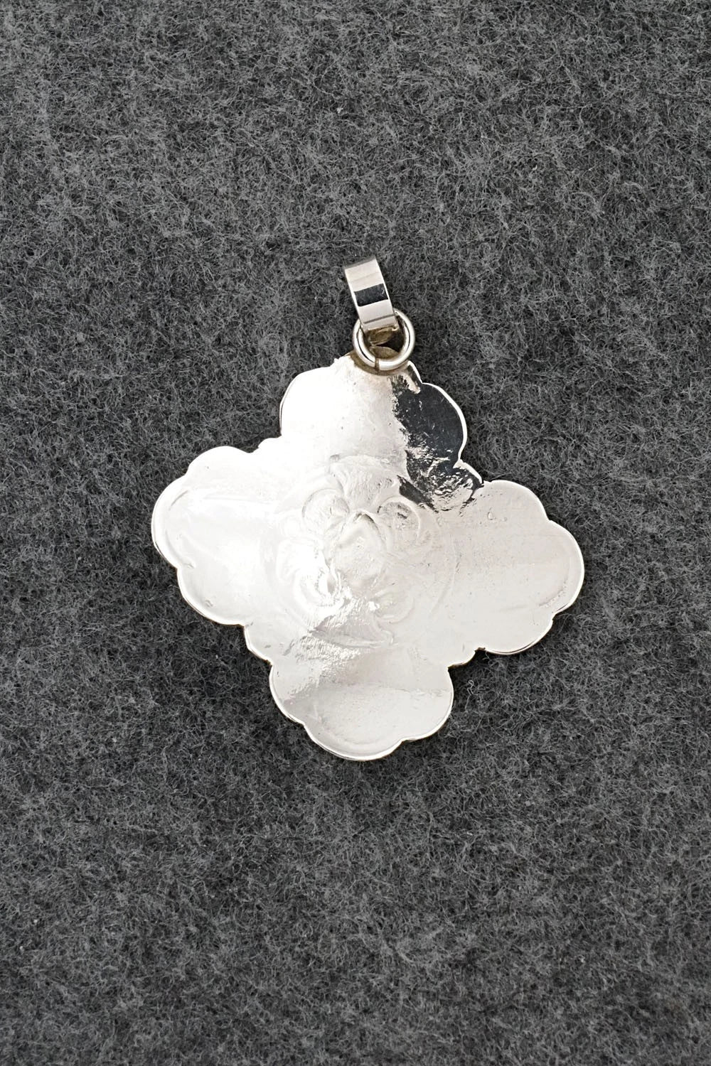 Turquoise & Sterling Silver Pendant - Bertha Begay