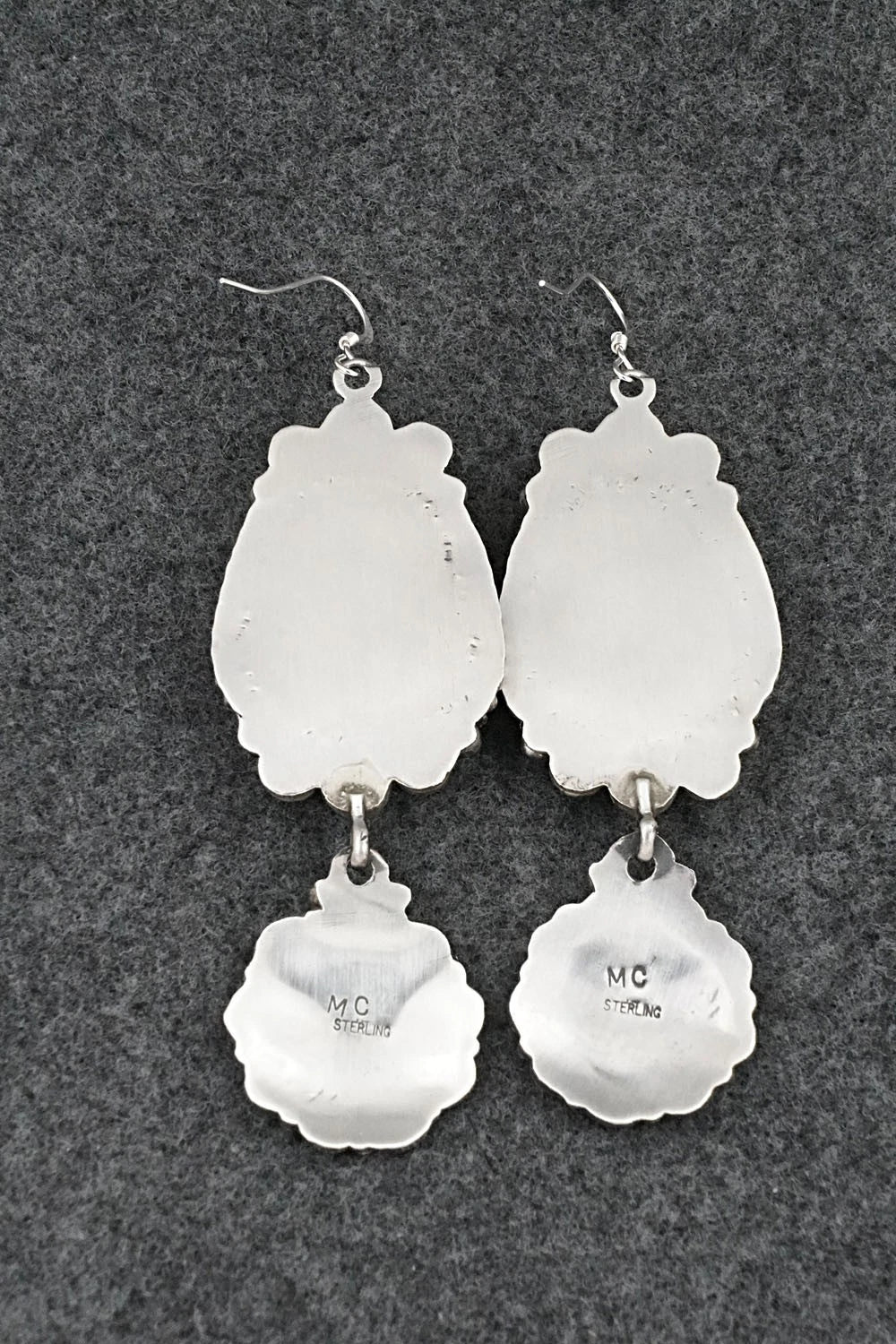 Turquoise & Sterling Silver Earrings - Michael Calladitto