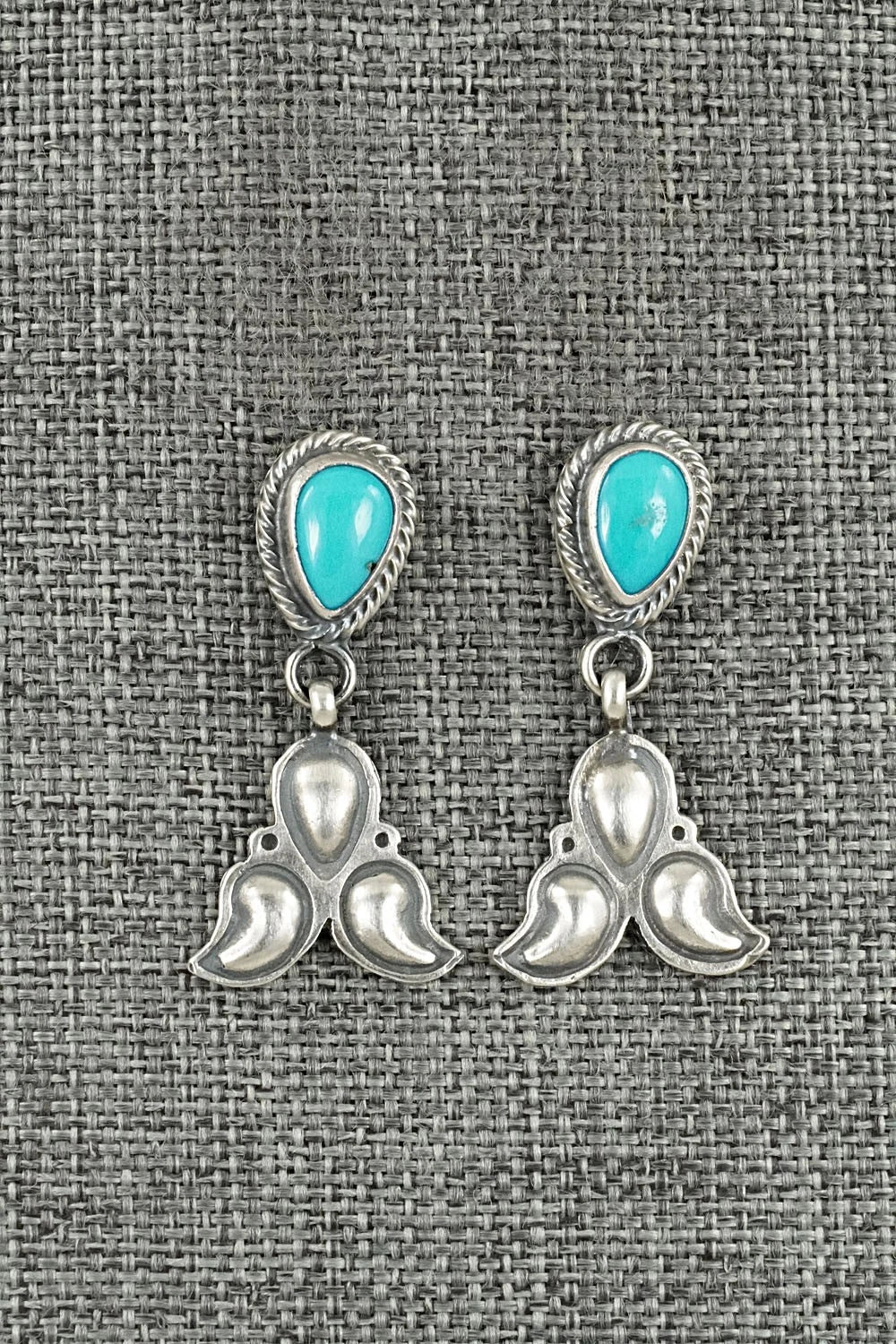 Turquoise & Sterling Silver Earrings - Sharon McCarthy