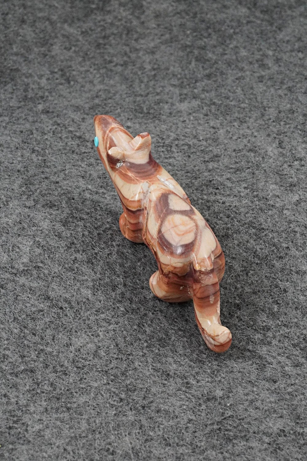 Mountain Lion Zuni Fetish Carving - Ronnie Lunasee