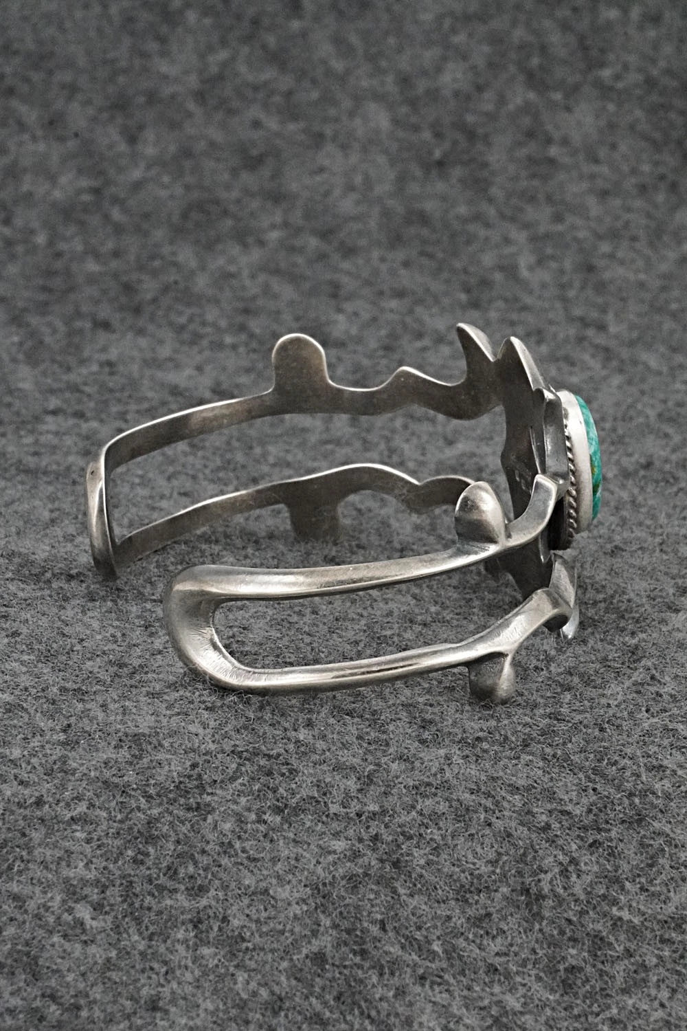 Turquoise & Sterling Silver Bracelet - Eugene Gruber