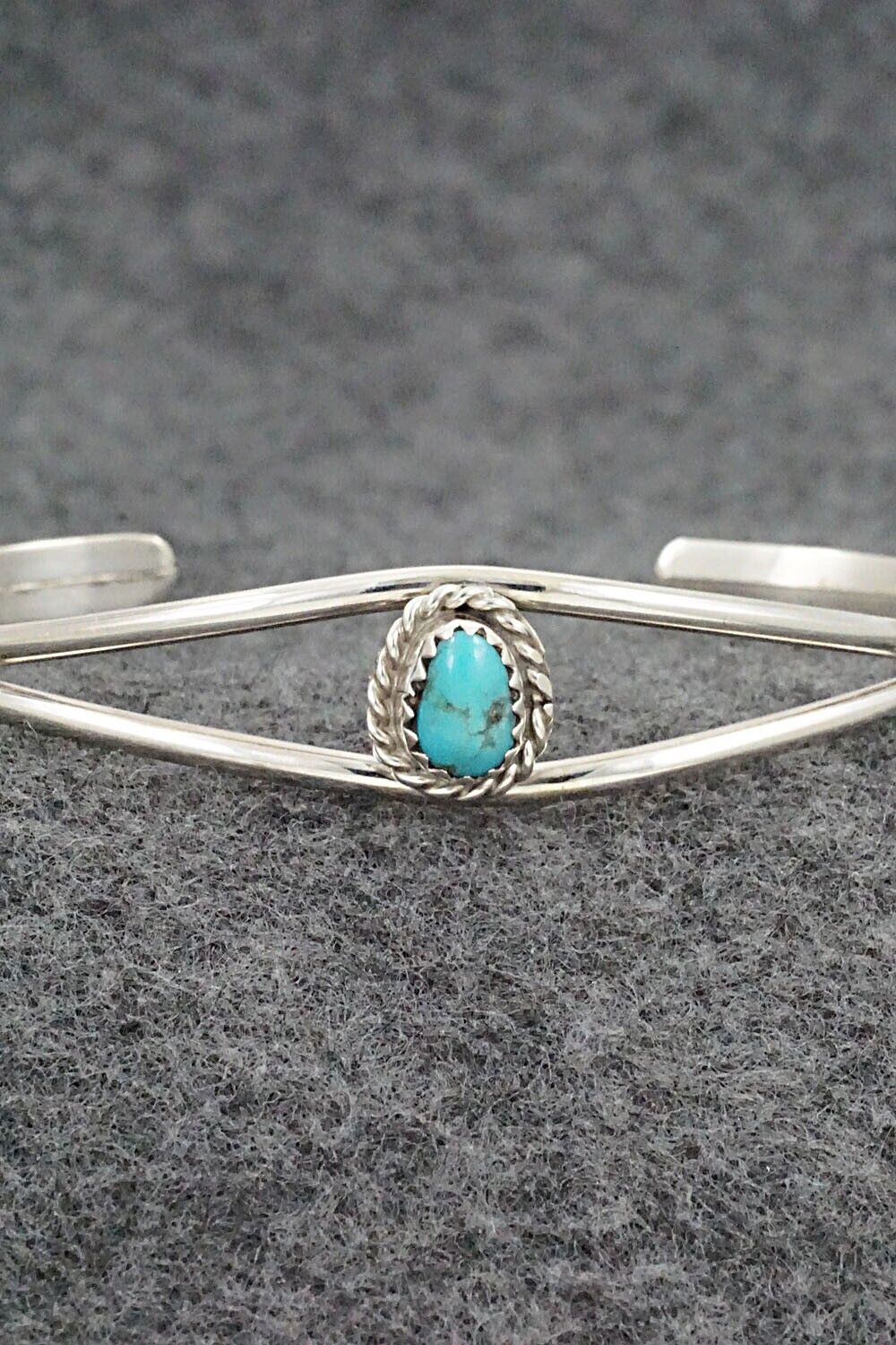 Turquoise & Sterling Silver Bracelet - Elton Cadman