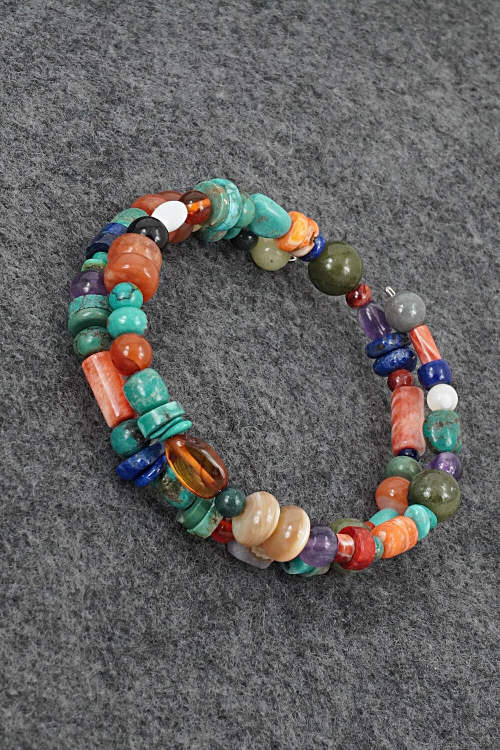 Multi-Stone Beaded Bracelet - Helen Tsosie