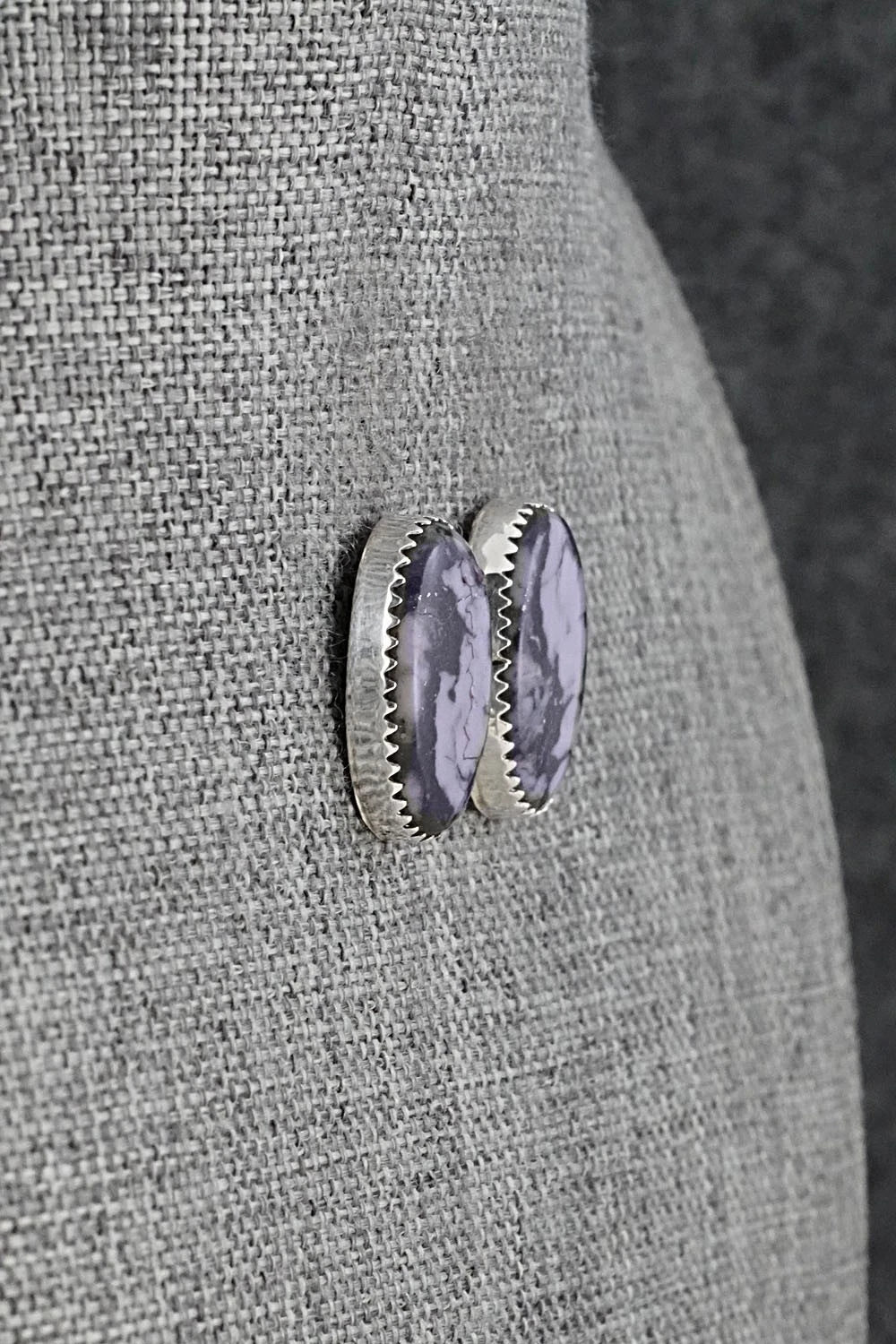 Morado & Sterling Silver Earrings - Murray Hannaweeka