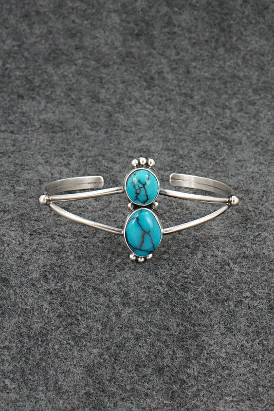 Turquoise & Sterling Silver Bracelet - Rena Begay