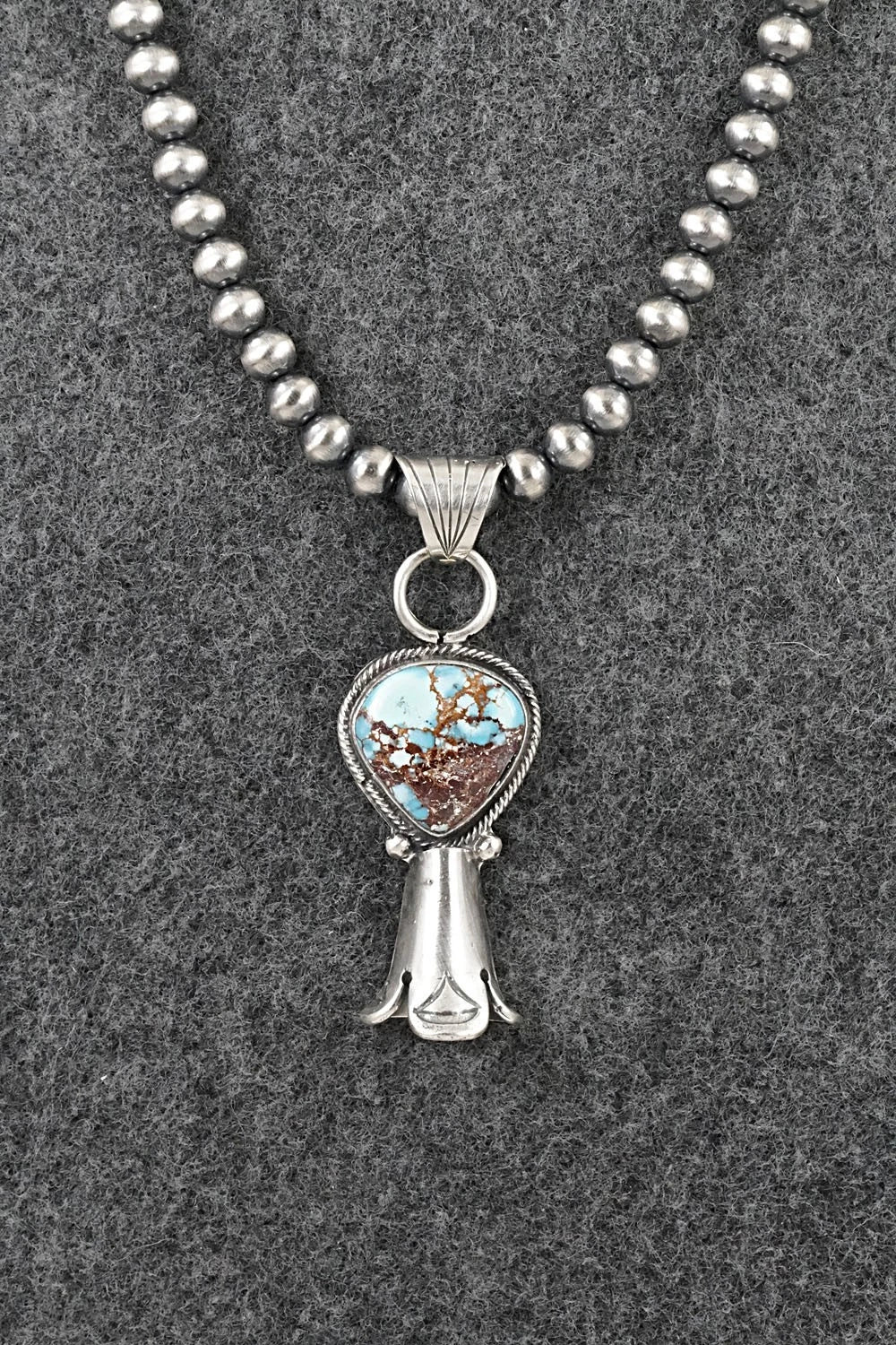 Turquoise & Sterling Silver Necklace - Sharon McCarthy