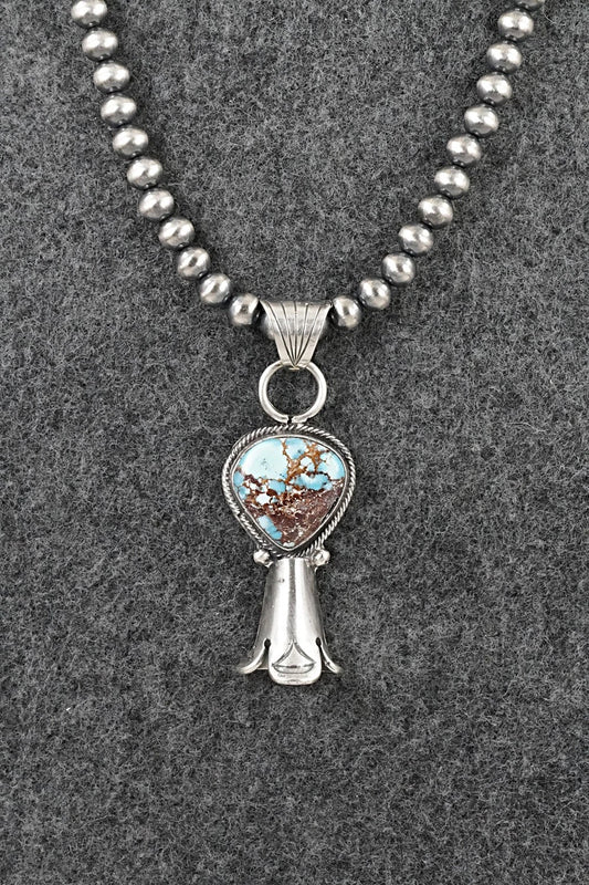 Turquoise & Sterling Silver Necklace - Sharon McCarthy