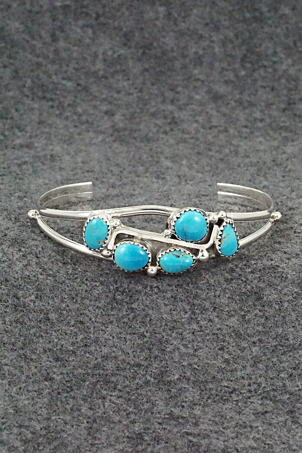 Turquoise & Sterling Silver Bracelet - Roberta Begay