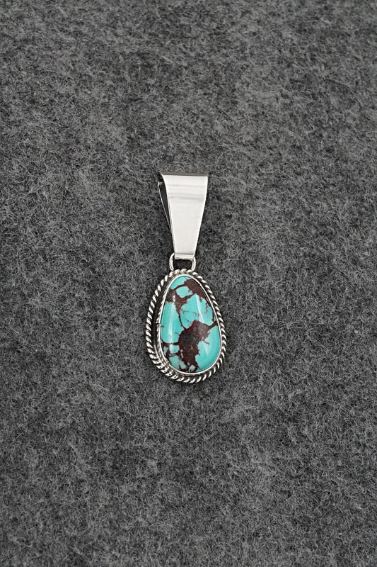 Turquoise & Sterling Silver Pendant - Eugene Gruber