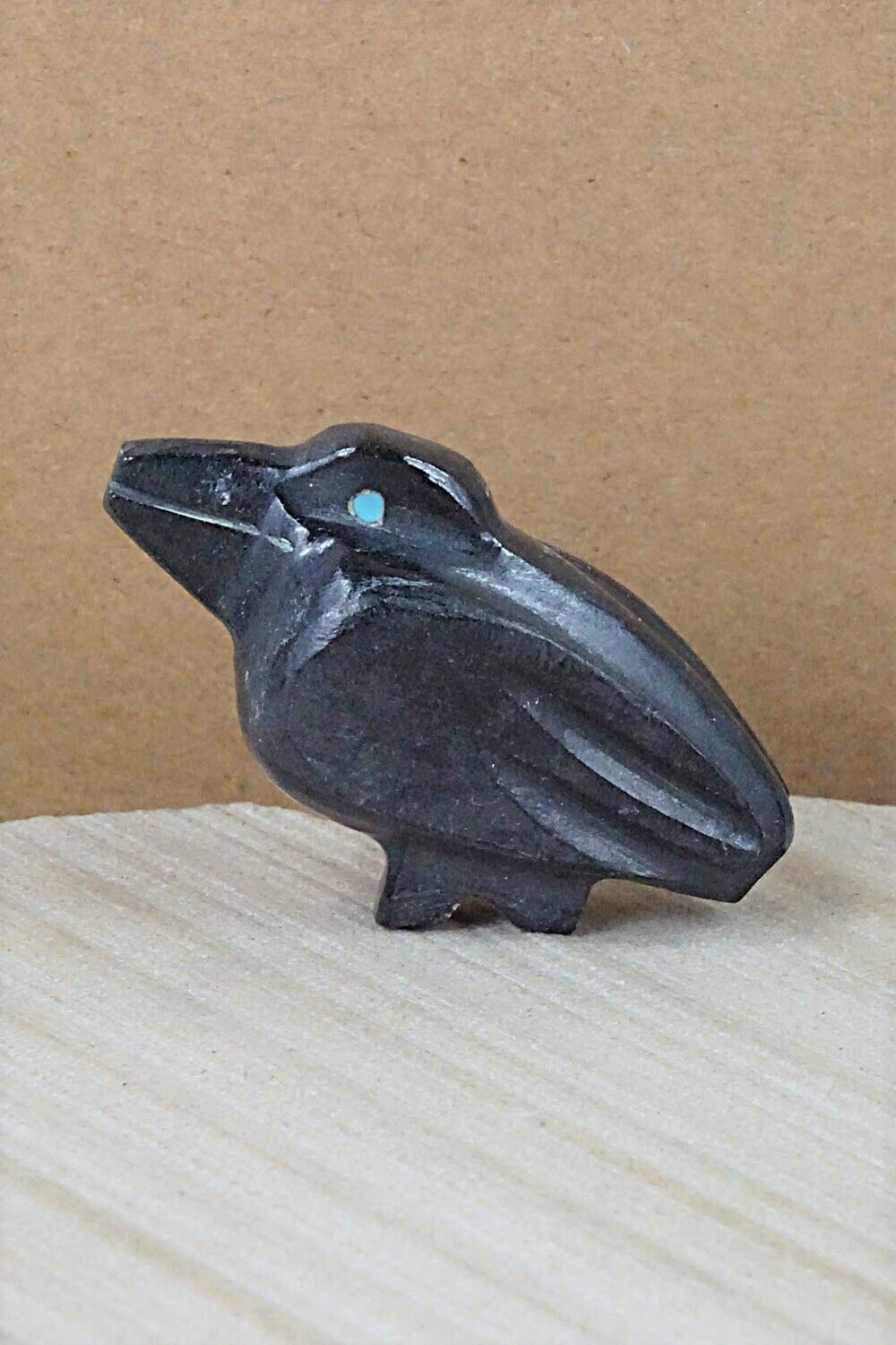 Crow Zuni Fetish Carving - Tim Lementino