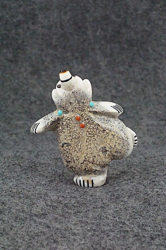 Dancing Bear Zuni Fetish Carving - Claudia Peina