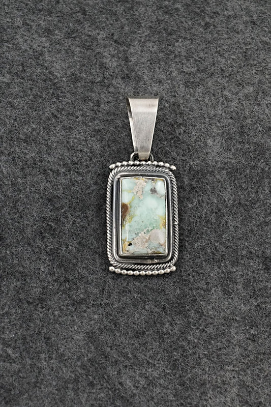 Variscite & Sterling Silver Pendant - Darrin Livingston
