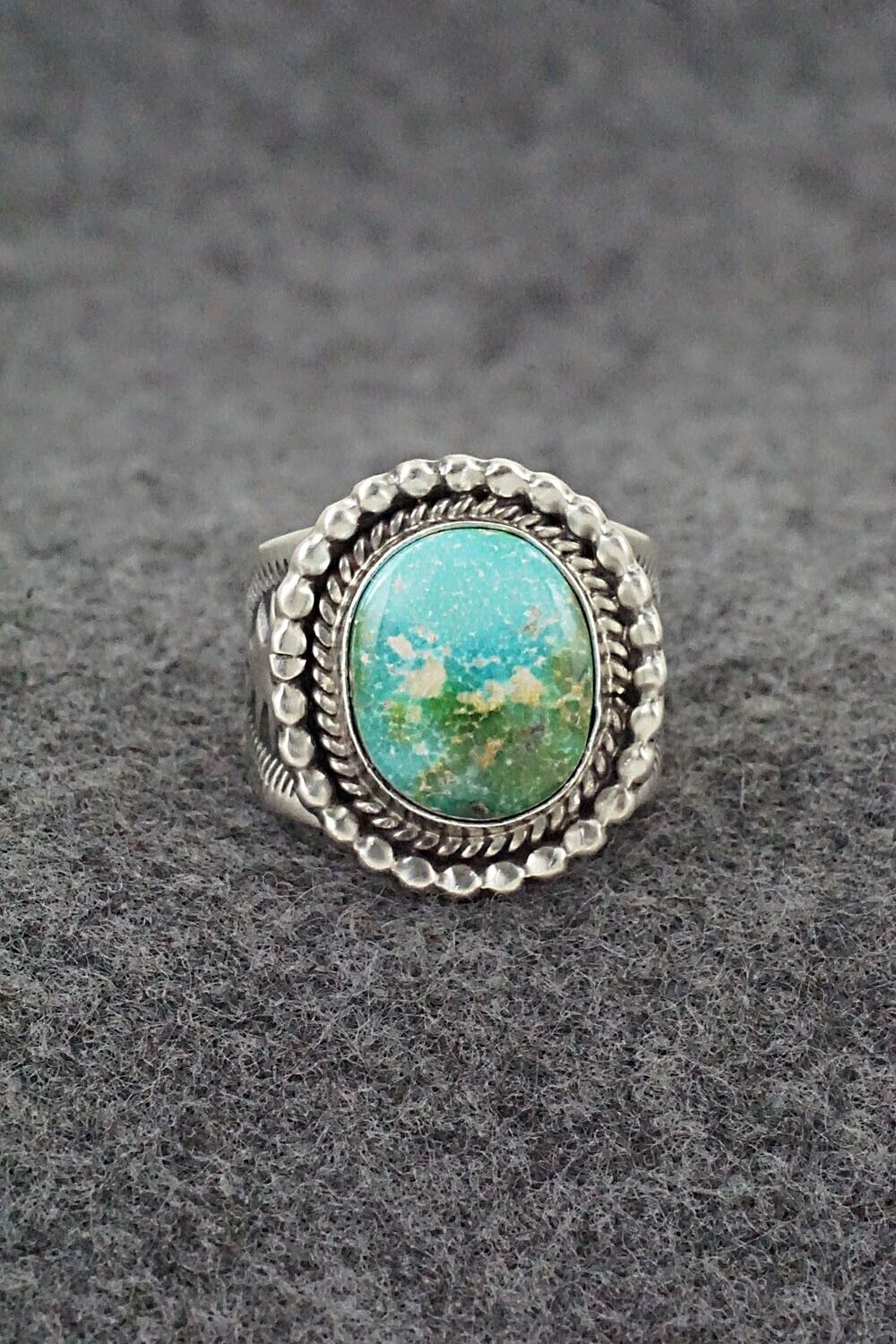 Turquoise & Sterling Silver Ring - Samuel Yellowhair - Size 5.5