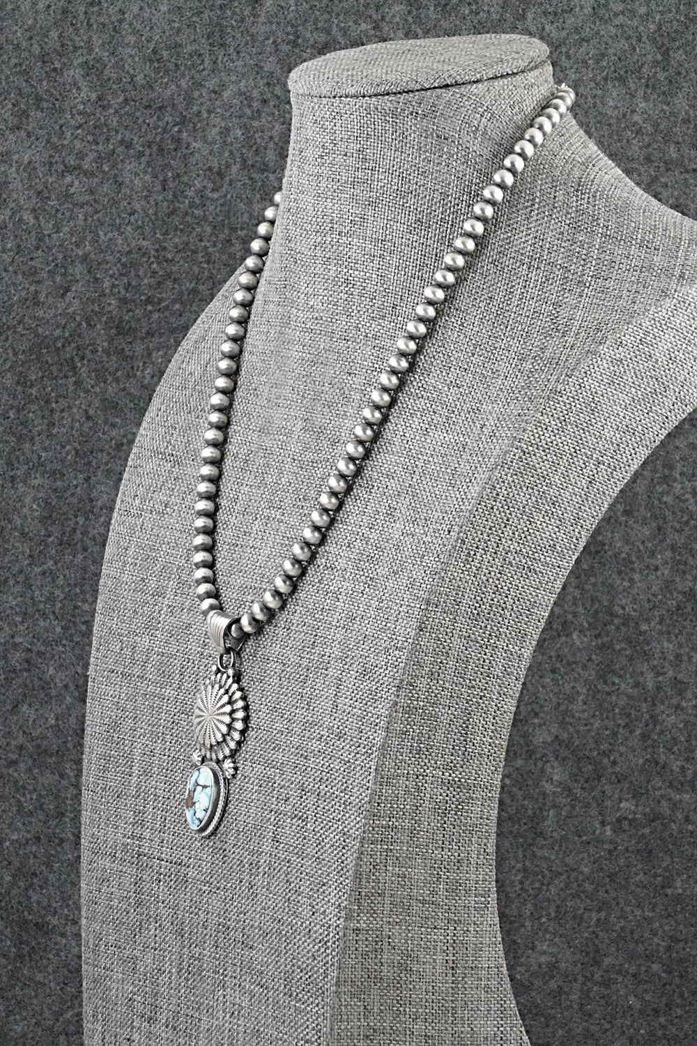 Turquoise & Sterling Silver Necklace - Sharon McCarthy