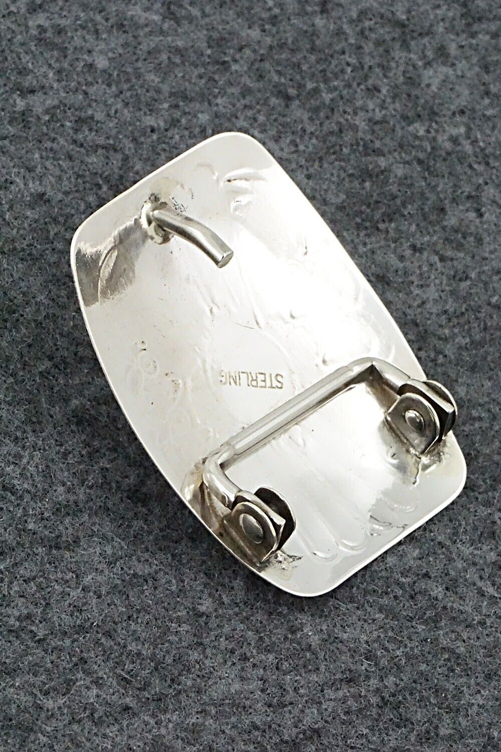 Turquoise & Sterling Silver Belt Buckle - Jolene Begay