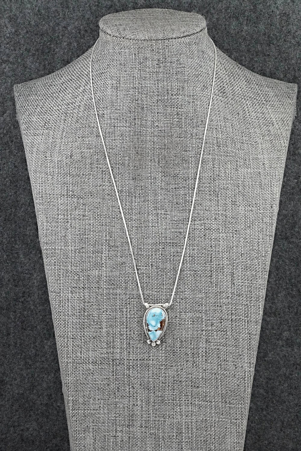 Turquoise & Sterling Silver Necklace - Sharon McCarthy