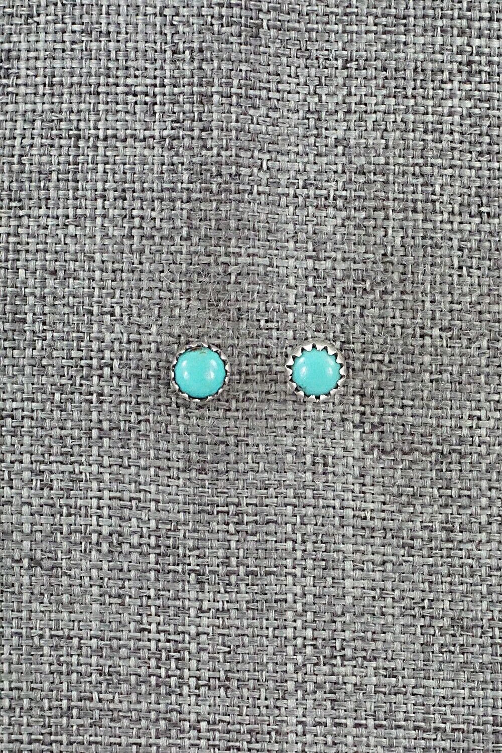 Turquoise and Sterling Silver Earrings - Betty Hawthorne