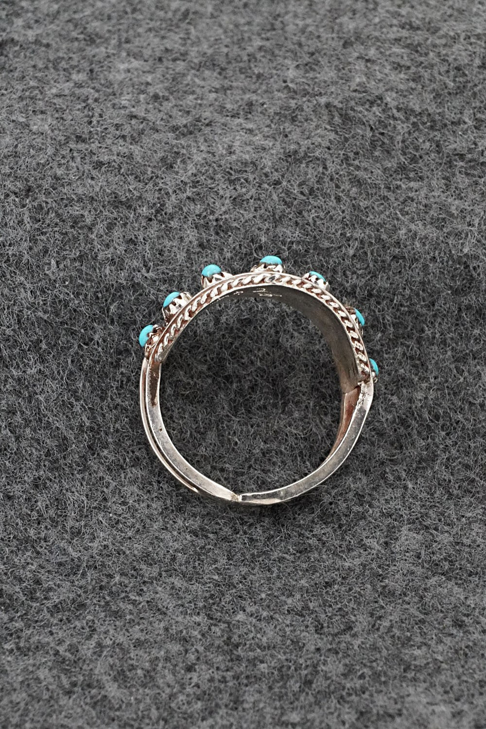 Turquoise & Sterling Silver Ring - Susie Livingston - Size 7.25