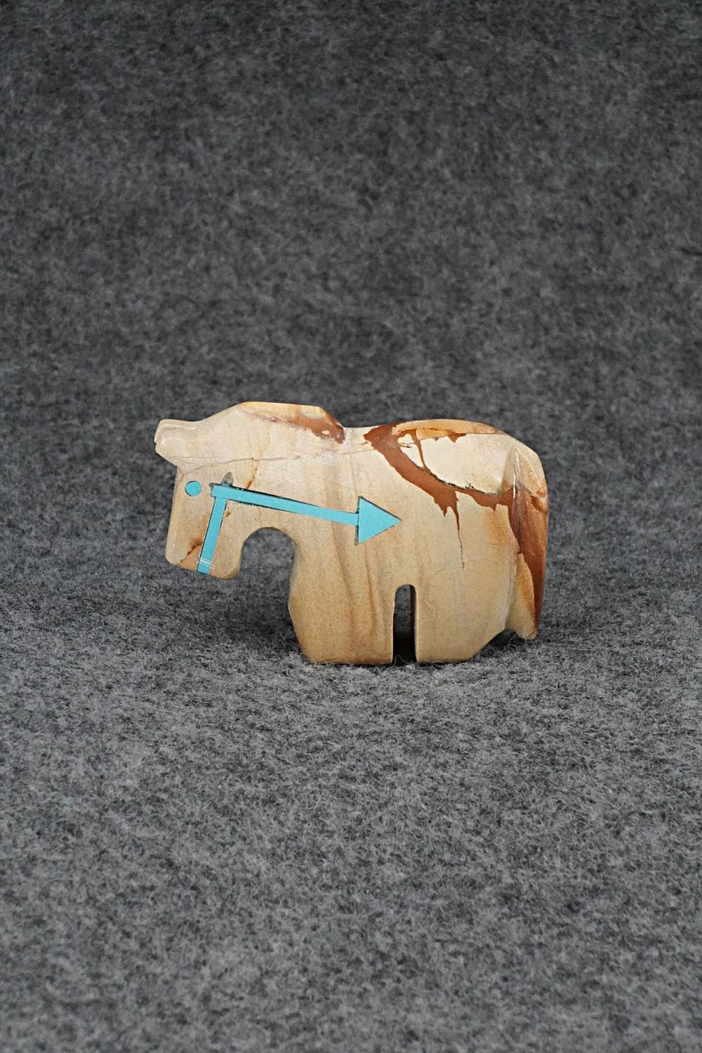 Horse Zuni Fetish Carving - Bernard Laiwakete